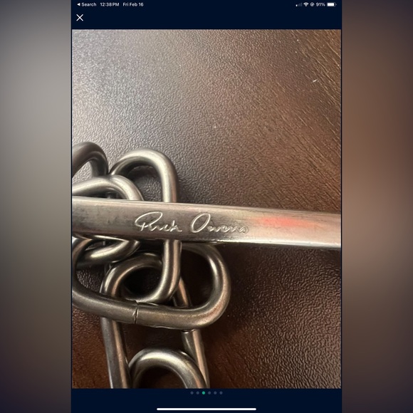 Rick Owen’s Metal Pentagram Choker - Picture 8 of 12